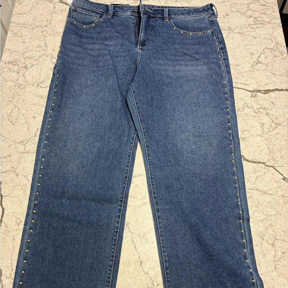 NEW WITH TAGS – Express Embellished Straight Leg Jeans